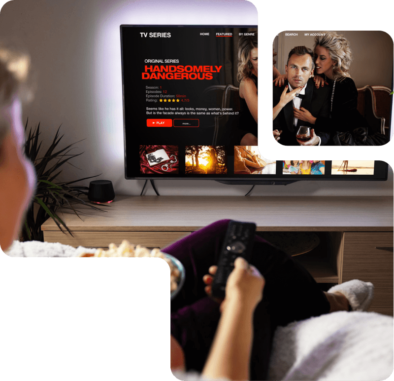 IPTV fjernkontroll og kanaler